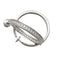 Boucles d'oreilles Boucles d'oreilles créoles Cartier, or blanc, diamants. 58 Facettes 29956