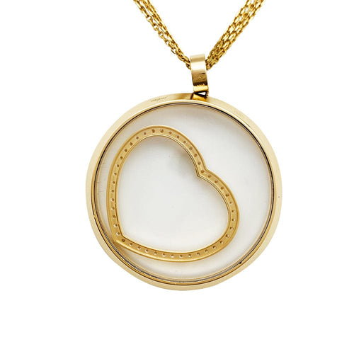 Collier Collier Chopard "Happy Diamonds" en or jaune et diamants. 58 Facettes 30519