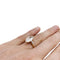 Bague 53 Bague Cartier en or jaune, diamant navette 3,15 carats. 58 Facettes 29270-1