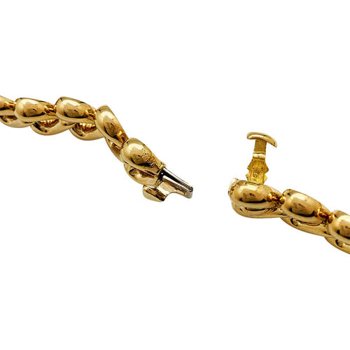 Collier Collier Van Cleef & Arpels "Coeurs" en or jaune et diamants. 58 Facettes 30292