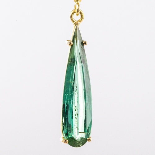 Boucles d'oreilles Pendants d'oreilles anciens diamants et tourmalines 58 Facettes AR0007461