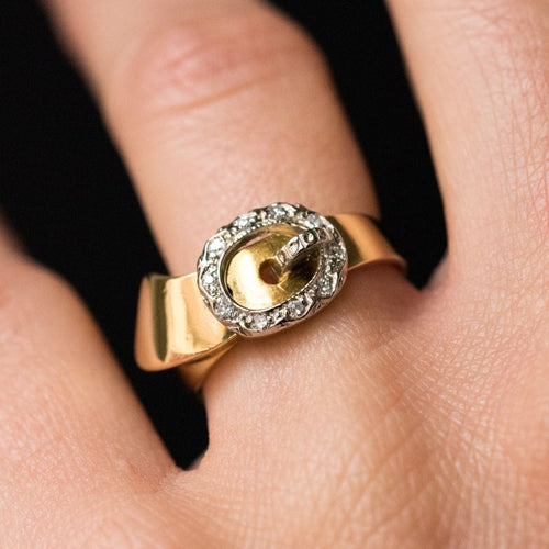 Bague 49 Bague ancienne ceinture Diamants 58 Facettes CV8-4031958-49-1