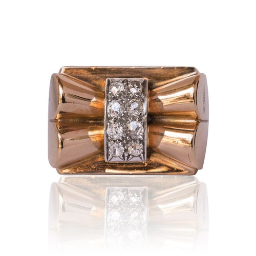 Bague 55 Bague tank noeud Diamants 58 Facettes 11-002-2740246-55