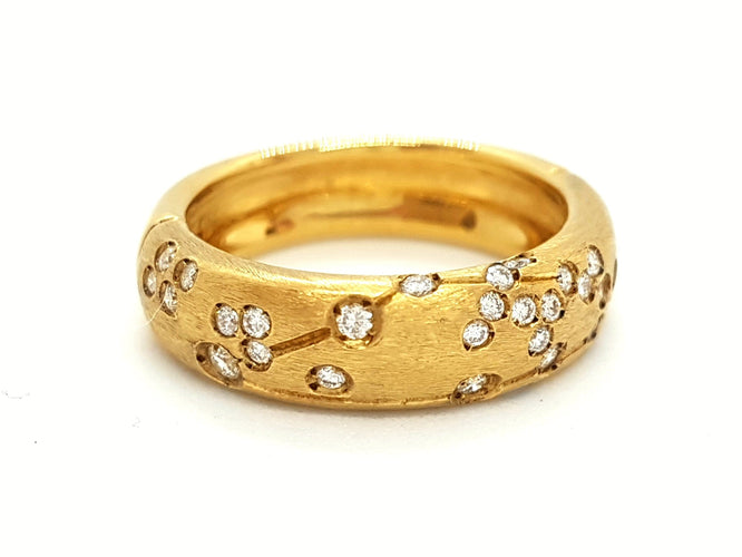 Bague 53 Repossi Bague Astrale Or jaune Diamant 58 Facettes 00029GD