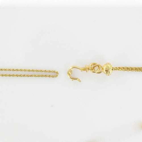 Collier Sautoir ancien maille torsadée 58 Facettes 16-150