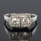 Bague 55 Bague art déco 2 diamants 58 Facettes 19-107-55