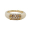 Bague 55 Bague Van Cleef et Arpels "Philippine" en or jaune, corail blanc et diamants. 58 Facettes 30044