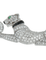 Collier Cartier - Collier Vintage Panthère en diamants, émeraudes, émail et or blanc 58 Facettes