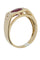 Bague Bague rubis et diamants 58 Facettes