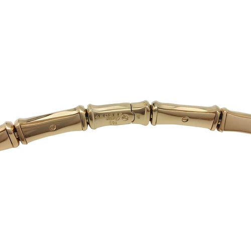 Collier Collier Cartier modèle "Bamboo", or jaune. 58 Facettes 29167
