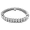 Bracelet Bracelet lignes Cartier, modèle "Calypso"en platine et diamants. 58 Facettes 24877