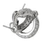 Boucles d'oreilles Boucles d'oreilles créoles en or blanc, diamants. 58 Facettes 30105
