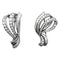 Clip Double clip Boucheron, "Noeud" en platine, or blanc et diamants. 58 Facettes 27909