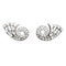 Boucles d'oreilles Boucles d'oreilles clips en or blanc et platine, diamants. 58 Facettes 30466