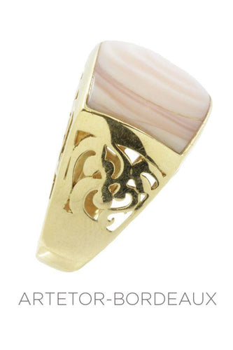 Bague 57 Bague nacre 58 Facettes 17791