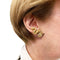 Boucles d'oreilles Boucles d'oreilles Zolotas "Poissons" en or jaune, platine et diamants. 58 Facettes 30398