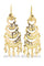 Boucles d'oreilles Boucles d'oreilles pendantes orientales 58 Facettes 34871