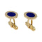 Boutons de manchette Bulgari "Gemelli BVLGARI BVLGARI", or jaune et lapis lazuli 58 Facettes 29985