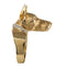 Bague 55 Bague chien et son collier diamants 58 Facettes 19-075-55