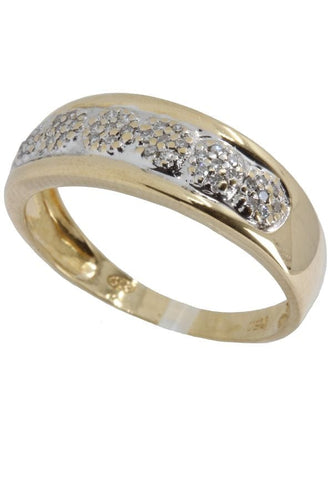 Bague Jonc moderne diamants 58 Facettes 038091