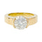 Bague 53.5 Bague en or jaune, diamants 2,09 cts G/VVS1. 58 Facettes 29578