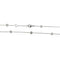 Collier Collier gouttière en or blanc serti de 15 diamants. 58 Facettes 30536