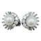 Boucles d'oreilles Boucles d'oreilles signées M.Gérard, platine diamants et perles des Mers du Sud. 58 Facettes 28457