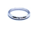 Bague 59 Bague Alliance Or blanc Diamant 58 Facettes 951151CN