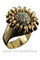 Bague 52 Bague fleur 50' 58 Facettes 19601