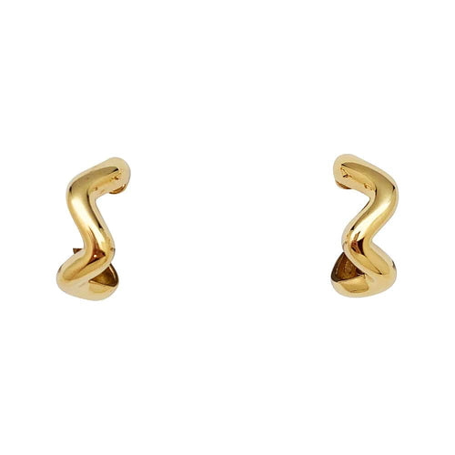 Boucles d'oreilles Créoles A&A Turner or jaune. 58 Facettes 30311