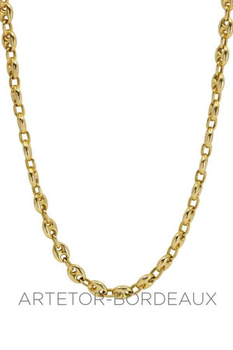 Collier Chaîne maille grain de café 58 Facettes 34331