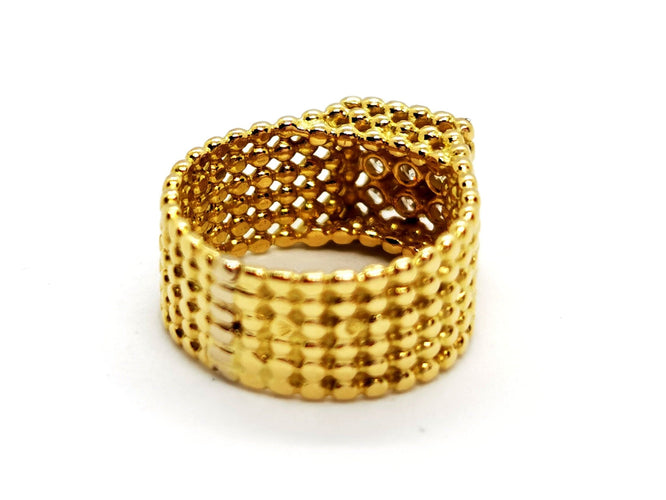 Bague 46 Bague Perlé Or jaune Diamant 58 Facettes 1099688CN