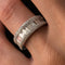Bague 51 Bague Diamants baguettes 58 Facettes 09-010-2508506-53