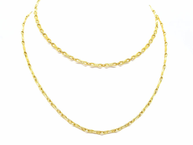 Collier Collier Sautoir Or jaune 58 Facettes 698005CD