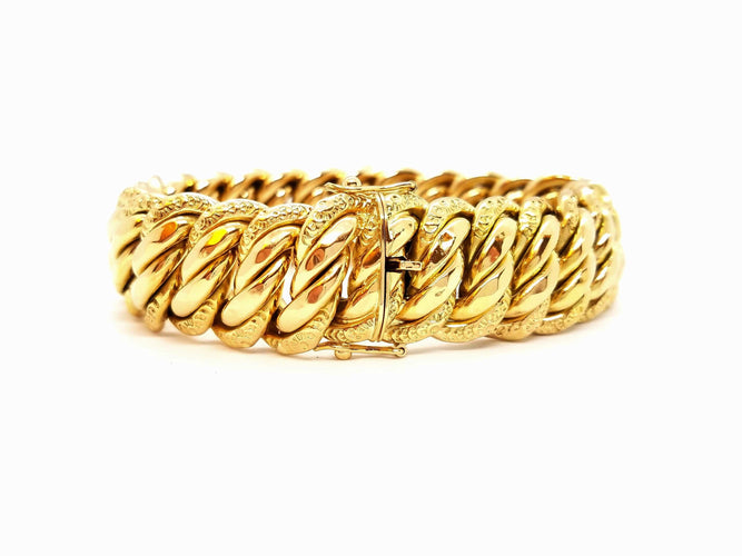 Bracelet Bracelet Maille américaine Or jaune 58 Facettes 904601CD