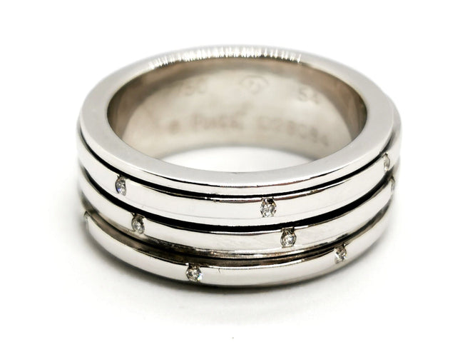 Bague 54 Piaget Bague Possession Or blanc Diamant 58 Facettes 1132944CN