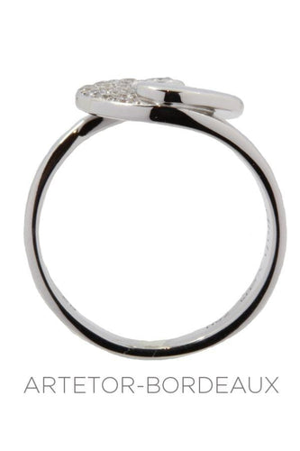 Bague 52 Bague Dinh Van Double Sens Or Blanc 58 Facettes 30911