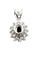 Pendentif Pendentif saphir entourage diamants 58 Facettes 30161