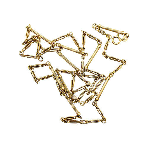 Collier Sautoir en or jaune. 58 Facettes 30200