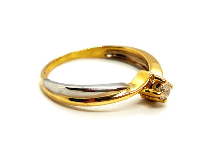Bague 52 Bague Solitaire Or jaune Diamant 58 Facettes 1091906CD