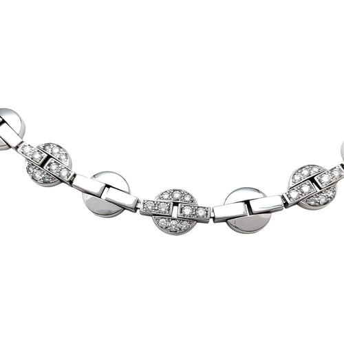 Collier Collier Cartier modèle "Himalia" en or blanc, diamants. 58 Facettes 29326