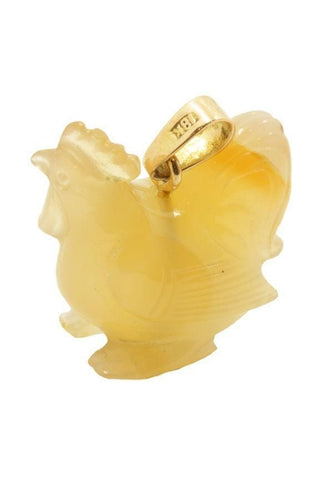 Pendentif Pendentif coq vietnamien en quartz 58 Facettes 23861