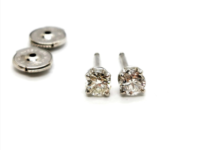 Boucles d'oreilles Boucles d'oreilles or blanc diamants 58 Facettes 1157617CN