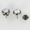 Boucles d'oreilles Puces d'oreilles pierres de lune et diamants 58 Facettes 18-335