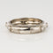 Bague 54 Bague or blanc satiné diamants 58 Facettes ANSETAB-54