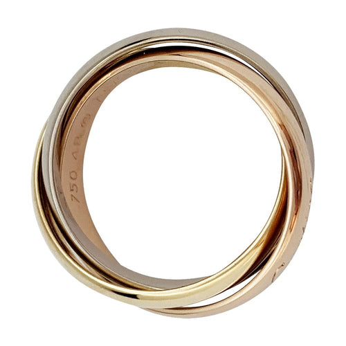 Bague 48 Bague Cartier "Trinity" 3 ors, moyen modèle. 58 Facettes 30342
