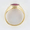 Bague 62 Bague rubis jonc ancienne en or jaune 58 Facettes 20-228-59