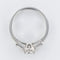 Bague 54 Solitaire diamant et diamants baguette 58 Facettes 16-060-54