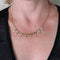 Collier Collier draperie ancienne or jaune et or blanc 58 Facettes 16-280