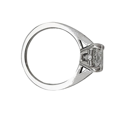 Bague 49 Bague solitaire diamant 2,02 carats en platine. 58 Facettes 30455